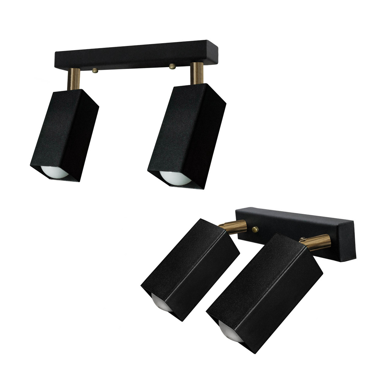 Світильник лофт з поворотним механізмом MSK Electric SQ 1105-2 (615613)