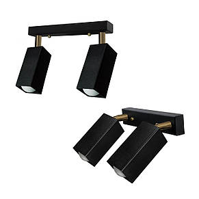 Світильник лофт з поворотним механізмом MSK Electric SQ 1105-2 (615613), фото 1