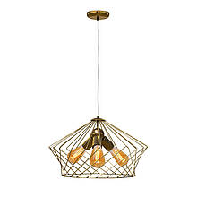 Люстра лофт MSK Electric підвісна NL 3329-3 BN бронза (615629)