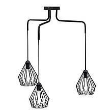 Люстра підвісна в стилі лофт MSK Electric на три плафона NL 105371-3 (615779)