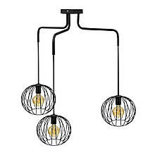 Люстра підвісна в стилі лофт MSK Electric на три плафона NL 12722-3 (615781)