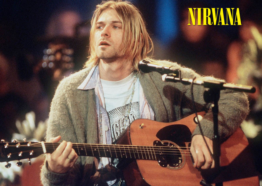 Плакат NIRVANA 3 Kurt Cobain