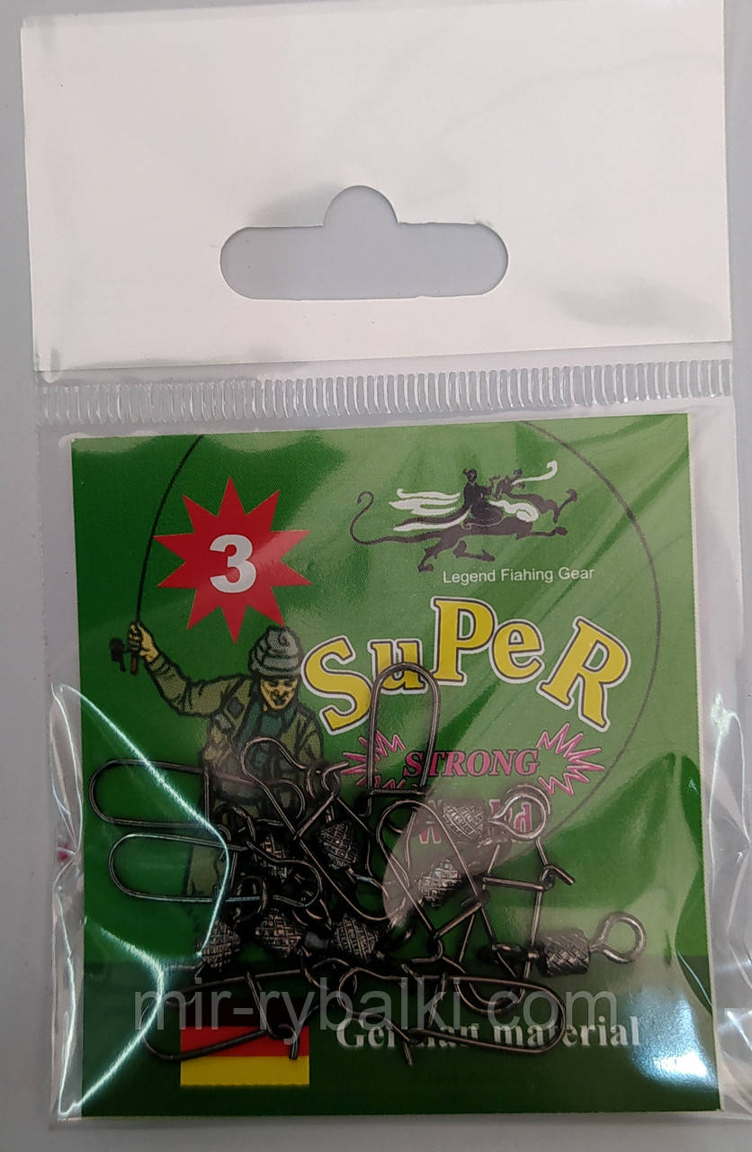 Карабін+вертлюг 3