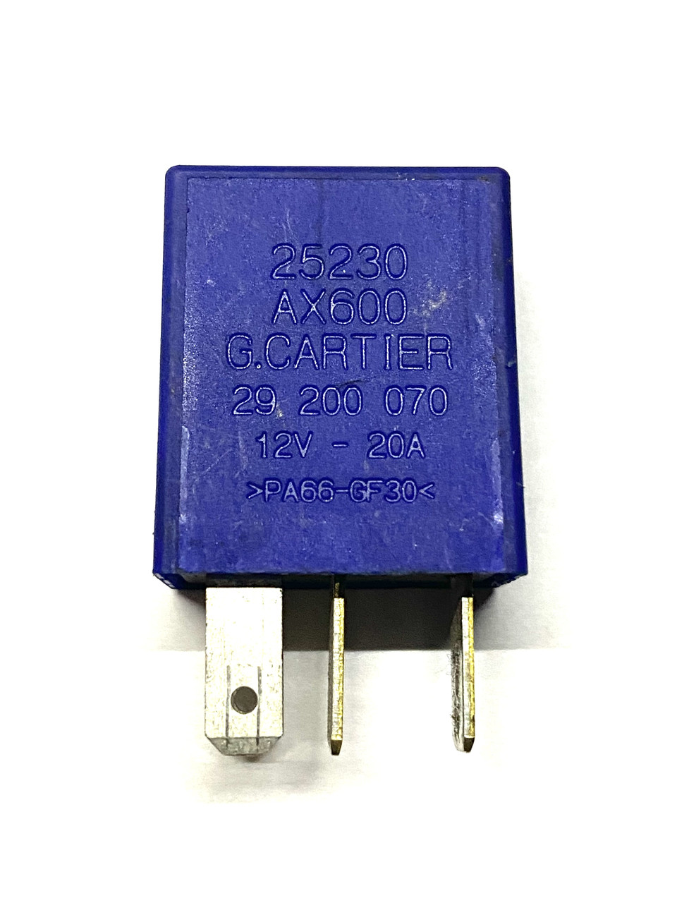 Автомобільне реле 25230 G.Cartier AX600 29200070 / 12 V 20 A Nissan