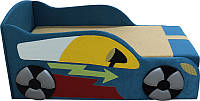 Детская кроватка машинка с ящиком Автомобильчик ТМ Ribeka