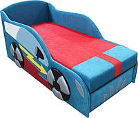 Детская кроватка машинка с ящиком Автомобильчик ТМ Ribeka