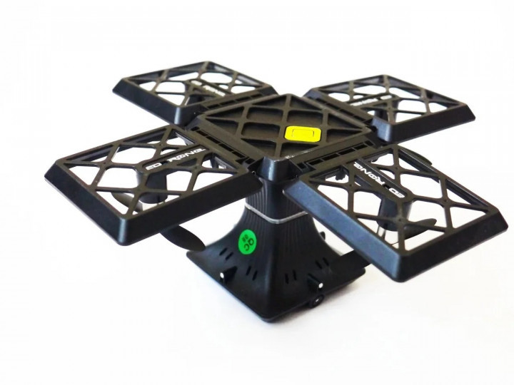 Квадрокоптер дрон Black Knight Cube 414 c WiFi камерою