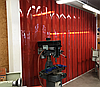 Енергоощадна ПВХ завіса з карнизом. Стрічкова теплоізолювальна ПВХ силіконова штора кольорова, фото 2