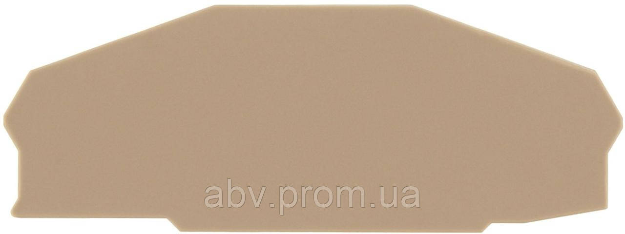 ZAP 2,5/4 A Торцева/роздільна пластина для клем ZRK 2.5/4A, фото 1