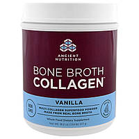 Колаген із кісткового Бульйону, Ваніль, Dr. Axe/Ancient Nutrition, Collagen, 517 гр