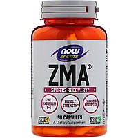 Спортивное Восстановление после тренировки, ZMA, Now Foods, 90 капсул