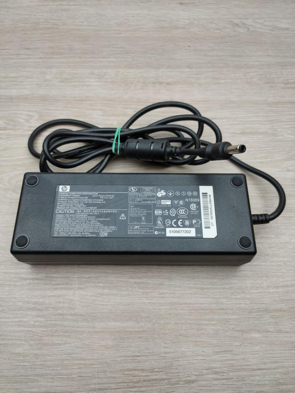 Зарядний пристрій для ноутбука 5,5-2,5 mm 6,5A 6.75А 6.9А 19V Asus HP оригінал бу, фото 1