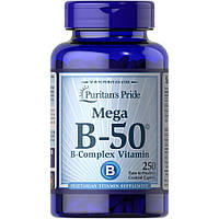 Витамины и минералы Puritan's Pride Vitamin B-50 Complex, 250 каплет