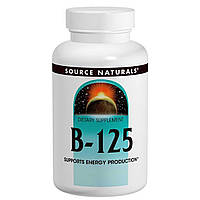 Комплекс Вітамінів Групи B 125 мг, Source Naturals, 60 таблеток