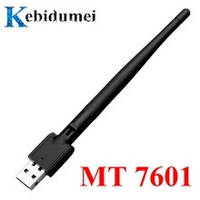 Kebidumei Freesat MT-7601 USB Сетевая карта WiFi Беспроводная Антенна LAN адаптер для ТВ приставки USB Wi-Fi