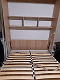 Шафа-ліжко відкидна TGS600 140*200 см посилена каркас, фото 7