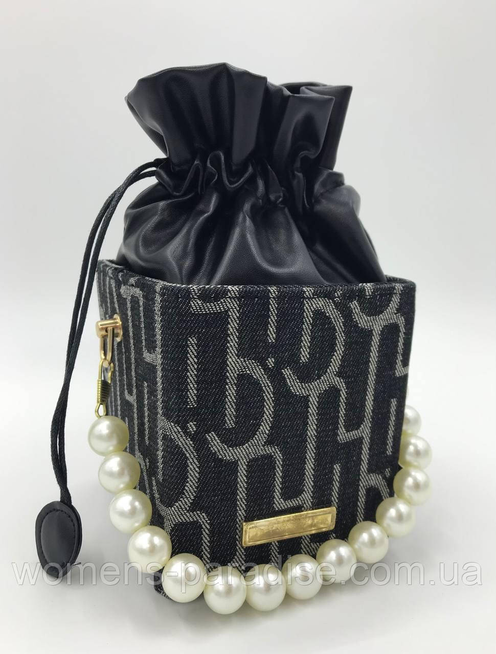 Женская сумка. Стильная женская мини сумка. Небольшая вместительная сумочка черного цвета - фото 1 - id-p1381492637