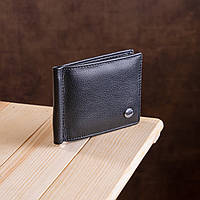 Затискач з монетницею на блискавці ST Leather 18948 Чорний