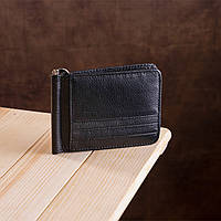 Чоловічий затискач з кишенями для карток ST Leather 18940 Чорний
