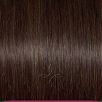 Натуральные Азиатские Волосы на Трессе 50 см 100 грамм, Шоколад №02