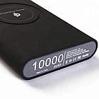Power Bank 10000 mAh Wireless бездротовий 808 | Повербанк | Зовнішній акумулятор | Портативна зарядка, фото 3