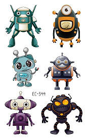 Флеш Тату, 12*8 См. Тимчасова. Перевідна. Дитячі, Набір, Роботи, Трансформери., Ec-344 (S)