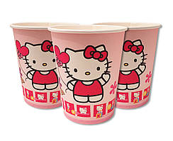 Стаканчики одноразові святкові дитячі "Кітті" 10 шт/уп