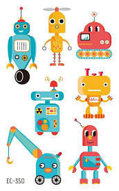 Флеш Тату, 12*8 См. Тимчасова. Перевідна. Дитячі, Набір, Роботи, Трансформери., Ec-350 (S)