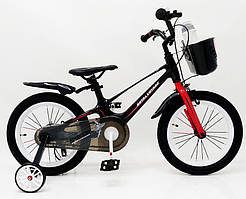 Двухкколесный велосипед Royal Voyage Shadow, магнієва рама, 16 дюймів, чорно-червоний