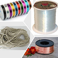 Дріт для плетіння прикрас. Лєска. Флористичний дріт