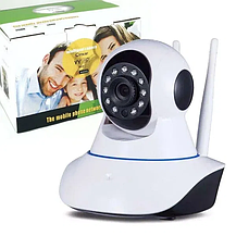 Камера відеоспостереження Wi-fi Smart Net Camera Q5 на три антени, відеоняня, фото 4
