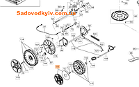 Колпак переднего колеса для газонокосилки Оlео-Маc MAX 53 VBD ALLROAD ALUMINIUM (66070884R)