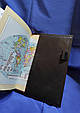 Щоденник А5 формату в шкіряній обкладинці c художнім об'ємним тисненням ручної роботи "Неприборкний лев", фото 8