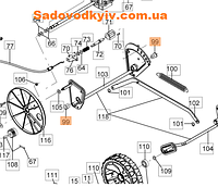 Втулка колеса для газонокосилки Оlео-Маc MAX 53 VBD ALLROAD ALUMINIUM (66060030R)