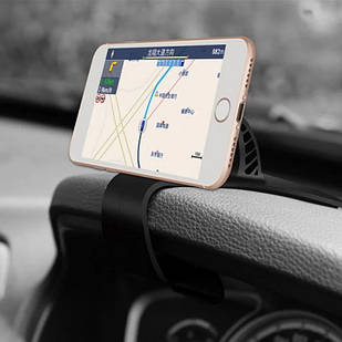 Автомобільний тримач Baseus Mouth Car Mount Black (на козирок приладової панелі)