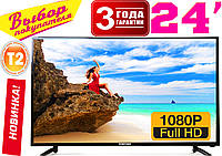 NEW 2022 телевизоры Samsung 24'' DVB T2, USB. FullHD Распродажа! Super Slim КОРЕЯ, гарантия 3 года 12V