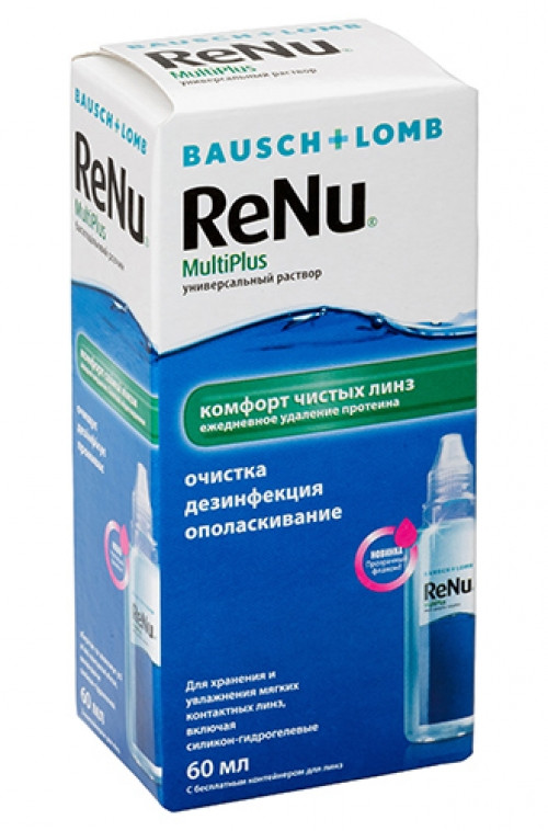 Розчин для лінз Renu Multi Plus 60