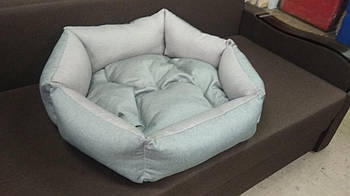 Теплий Диван лежанка Premium 90 х 80 см.Ліжанка, Лежаки, лежак, лежак для кішки, лежак для собаки