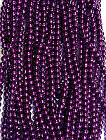 Керамічний перли, темно фіолетовий 6 мм