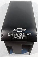 Подлокотник Chevrolet Lacetti с вышивкой черный (Шевроле Лачети)