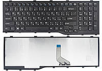 Клавіатура CP612621-01 CP614216-01 для Fujitsu Lifebook чорна (CP611908-01)