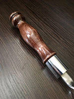 Лакована дерев'яна ручка для шампурів