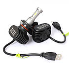 S1 Лампа світлодіодна цоколь H7 (к-кт 2 шт) 12/24V, 50W, 4000Lm авиац. алюмін. профілю., фото 4