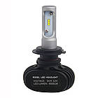 S1 Лампа світлодіодна цоколь H7 (к-кт 2 шт) 12/24V, 50W, 4000Lm авиац. алюмін. профілю., фото 5