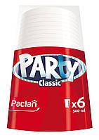 Paclan Стакан пластиковый прозрачный Party Classic 500мл 6шт