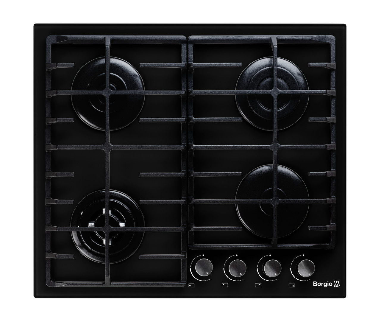 Варочная поверхность газовая BORGIO 6192-17 (Black Glass) FFD