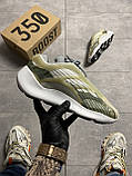 Жіночі кросівки Adidas Yeezy Boost 700 V3 Green White, кросівки адідас ізі 700, кросівки Adidas Yeezy 700, фото 2