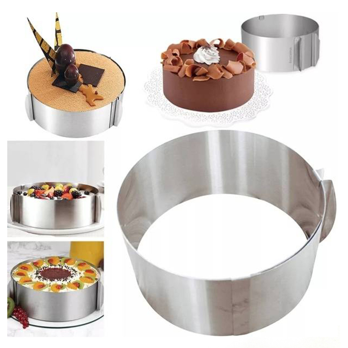 Форма розсувна CAKE RING 12 см Кругла в интернет магазине NORIM (Норим).