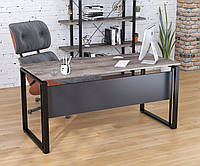 Письменный стол офисный Loft-design G-160-16 мм столешница 1600х700 мм дуб-палена