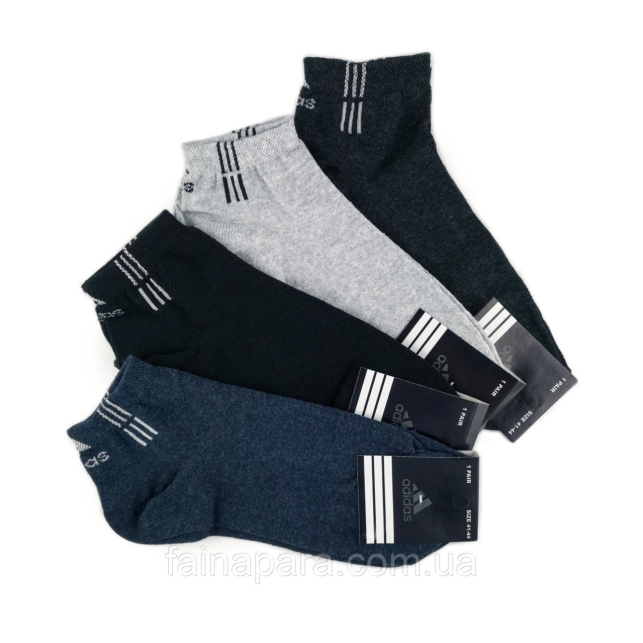 Короткие спортивные мужские носки Adidas